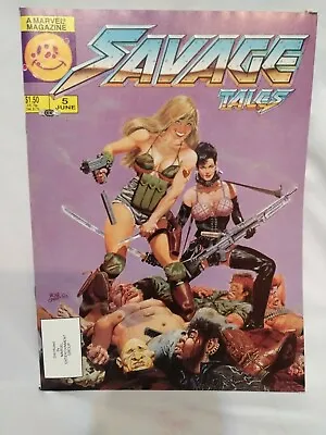Buy Savage Tales A Marvel Magazine June Vol 2 #5  1986 • 11.87£