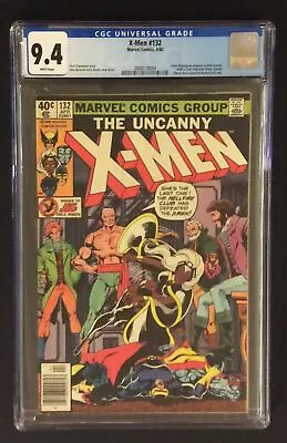 Buy UNCANNY X-MEN #132 Comic Book CGC 9.4 MASTERMIND Hellfire Club MARVEL 1980 • 150.92£