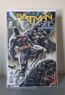 Buy Batman Eternal #1 The New 52 Signed By Scott Snyder And Tynion IV • 39.99£