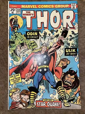 Buy The Mighty Thor #239, Sept 1975 (Time-Quake!) Blake Foster - Read Good Condition • 23.79£