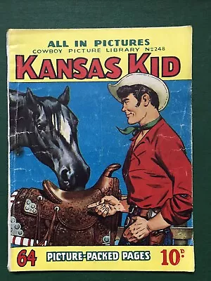 Buy Cowboy Picture Library Comic No. 248 Kansas Kid • 7.47£