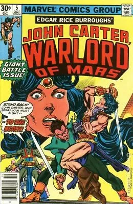 Buy John Carter Warlord Of Mars #5 FN 1977 Stock Image • 2.37£