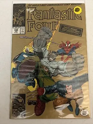 Buy Fantastic Four #348 Rare 2nd Print Gold Variant Art Adams Cvr • 15.98£