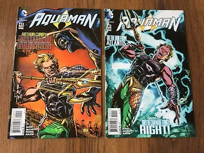 Buy 2 Dc Comics ~ Aquaman  2015 Number 41 & 42 • 1.95£