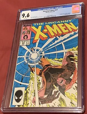 Buy Uncanny X-Men 221 CGC 9.6 White Pages 1987 1st Mr. Sinister • 115.93£