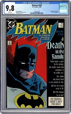 Buy Batman #426 CGC 9.8 1988 4328984018 • 165.96£