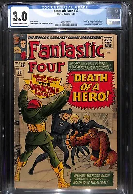 Buy Fantastic Four 32 Cgc 3.0 Marvel Comics 1964 • 39.58£
