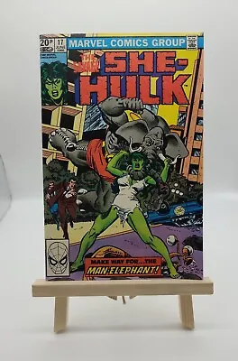 Buy Savage She-Hulk #17: Vol.1, UK Price Variant, Man-Elephant! Marvel Comics (1981) • 4.95£