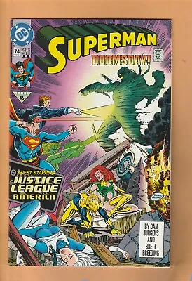 Buy Superman #74 - Doomsday - 2nd Print  - NM • 10.21£