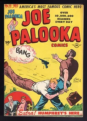 Buy Joe Palooka Comics #15 Origin/1st Humphrey & Atoma By Powell 1947 - VF+ To VF/NM • 119.49£