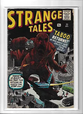 Buy STRANGE TALES # 77 Very Good Plus [1960] Kirby Ayers • 79.95£