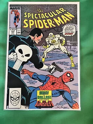 Buy The Spectacular Spider-Man “Death In Dallas” #143 Oct, 1988. • 4.35£