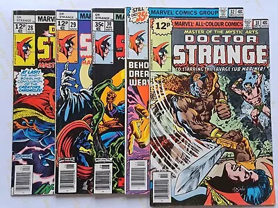 Buy Marvel Comics Doctor Strange - Bronze Age #28 To #32 Run - 5 MID GRADE ISSUES • 19.99£