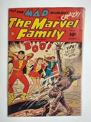 Buy Fawcett Publications The Marvel Family #79 Otto Binder Writer, C.C. Beck Art VG+ • 105.67£