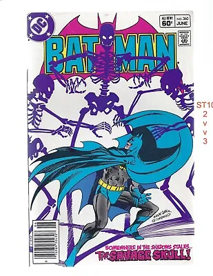 Buy Batman #360 Newsstand 1st Savage Skull 1940 DC St1023 VF/NM • 28.16£