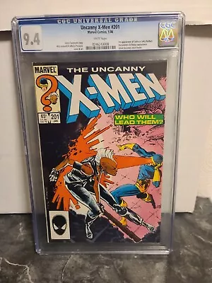 Buy Marvel Comics UNCANNY X-MEN # 201 CGC 9.4 ! Wolverine !! 1986 1st Baby CABLE '97 • 64.33£