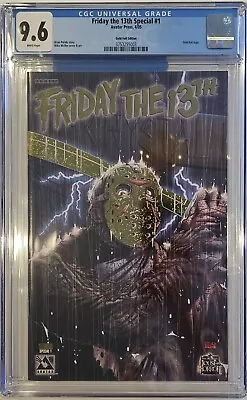 Buy Cgc 9.6 Friday The 13th Special #1 Gold Foil Limited To 700 W/ Coa Jason • 103.61£