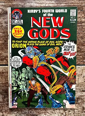 Buy Bronze Age DC Comic NEW GODS #4 - 1971 - Jack Kirby - VG 4.0 • 7£