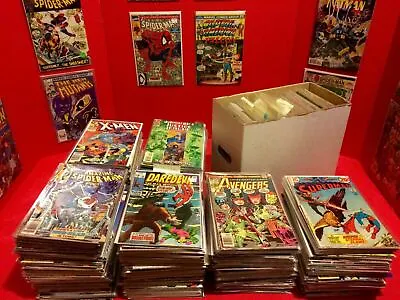 Buy Huge 200 Comic Book Lot-Marvel, Dc, Indy -All Vf To Nm+ Condition No Duplicates • 160.70£