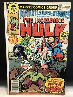Buy MARVEL SUPER-HEROES #80 Comic Marvel Comics Incredible Hulk • 3.13£
