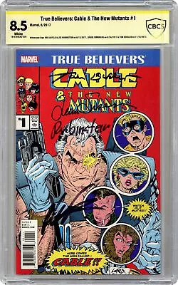 Buy True Believers Cable And The New Mutants #1 CBCS 8.5 SS 2017 • 138.84£
