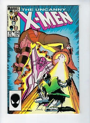 Buy Uncanny X-Men # 194 Juggernaut Vs Nimrod 1st App Ferris Twins June 1985 VF/NM • 12.95£