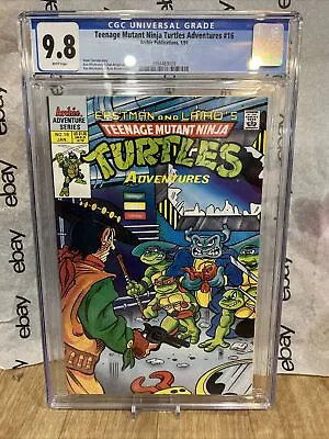 Buy Teenage Mutant Ninja Turtles Adventures #16 CGC 9.8 From 1991! TMNT  Archie New • 158.86£