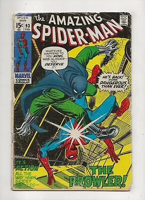 Buy The Amazing Spider-Man #93 (1971) GD- 1.8 • 15.02£