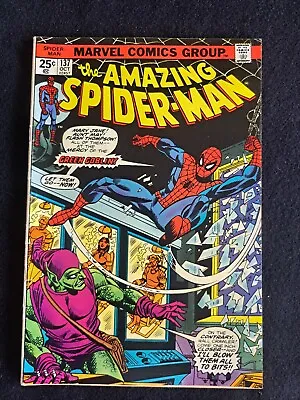 Buy Amazing Spider-Man 137 Marvel 1974 Green Goblin Harry Osborn MVS • 35.62£
