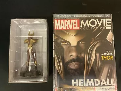 Buy Eaglemoss Marvel Movie Collection Figurine & Magazine #27 Heimdall 2017 • 9.99£