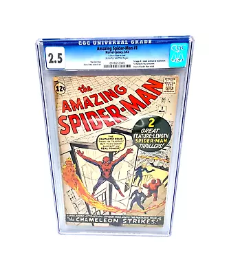 Buy The Amazing Spider-man #1 1963 Marvel Comics Cgc 2.5 Graded • 13,999£