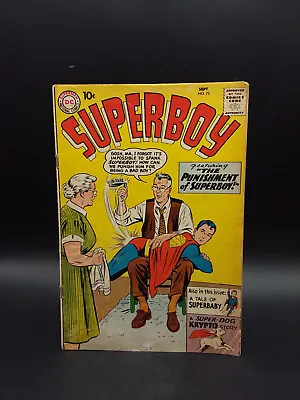 Buy DC Comics 1959, Superboy #75, GD+ • 20.23£