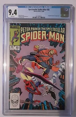 Buy Cgc 9.4. Spectacular Spider-man #85 White Pages. Hobgoblin/black Cat. 1983... • 74.95£