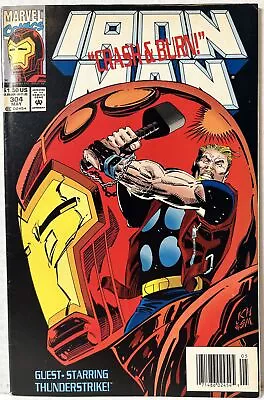 Buy Iron Man #304 (1994 Marvel Comics) First Appearance Hulkbuster Armor ~ FN- • 11.85£