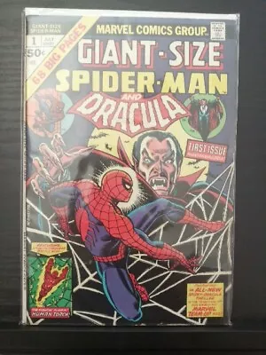 Buy GIANT-SIZE SPIDER-MAN AND DRACULA #1 - Marvel Comics 1974 • 35£