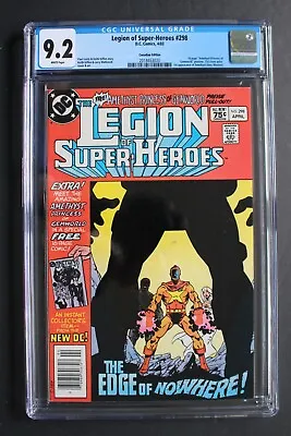 Buy LEGION OF SUPER-HEROES #298 1st AMETHYST Dark Opal 1983 Canadian VARIANT CGC 9.2 • 62.46£