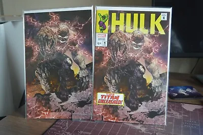 Buy Hulk #6 - Marco Turini - Trade & Virgin Titan CVR - NM • 15£