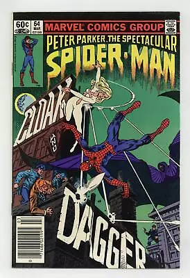 Buy Spectacular Spider-Man Peter Parker #64D FN 6.0 1982 1st App. Cloak And Dagger • 60.78£
