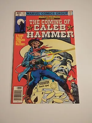 Buy Marvel Premiere #54 The Coming Of  Caleb Hammer 1980 Marvel Comics VF! • 6.39£