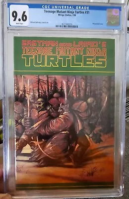 Buy Teenage Mutant Ninja Turtles #31 CGC 9.6 WP (1990) Michael Zulli Cover & Art • 45.57£