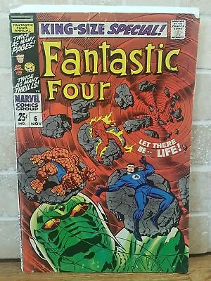 Buy Marvel Fantastic Four King Size Annual 6 1st Annihilus Nov 68 Phase Nice Grade • 800£