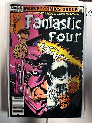 Buy Fantastic Four#257 GALACTUS Devours Skrulls Homeworld-High Grade Bronze Age Key • 20.05£