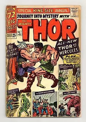 Buy Thor Journey Into Mystery #1 FR 1.0 1965 1st App. Hercules • 43.48£