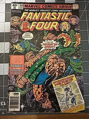 Buy Fantastic Four #209 Newsstand | 1st App Of HERBIE The ROBOT Mid Grade 1979) • 15.79£