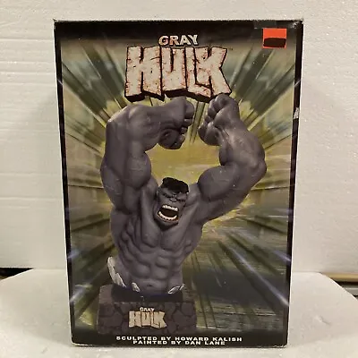 Buy Gray Hulk Bust By Dynamic Forces 2003 New Not Displayed • 72.09£