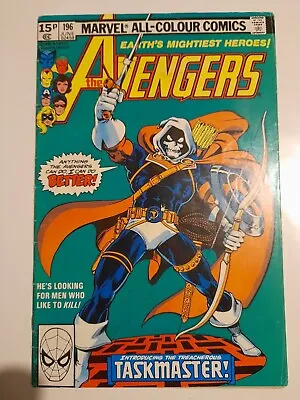 Buy The Avengers #196 June 1980 VGC+ 4.5 1st Full Appearance Of The Taskmaster • 39.99£