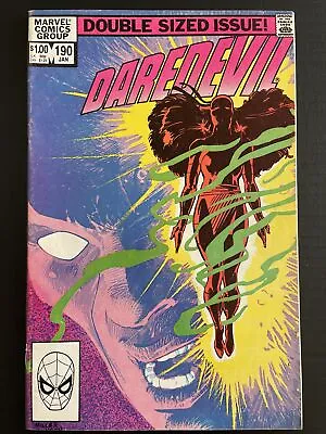 Buy Daredevil #190 FRANK MILLER - KEY! Elektra's Resurrection - Marvel Comics - 1983 • 4.74£
