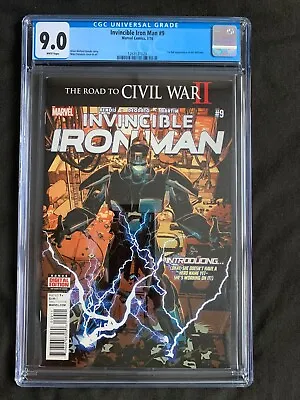 Buy Invincible Iron Man #9 CGC🔥KEY ISSUE🔥First Full Appearance Of Riri Williams • 155£
