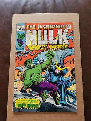 Buy Incredible Hulk 126 1st App Barbara Norris Valkyrie 1st Nightcrawler Marvel 1970 • 39.64£