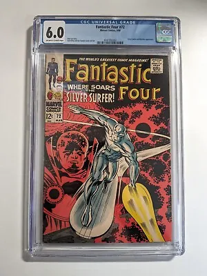 Buy Fantastic Four #72 1968 - CGC 6.0 - Classic Cover, Silver Surfer And Watcher • 126.44£